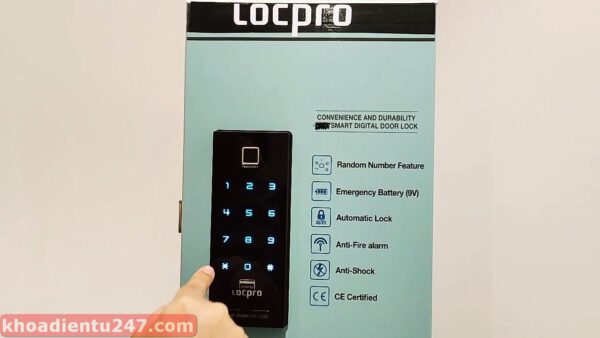 Khóa cửa điện tử LOCPRO H100F - Hình ảnh 5