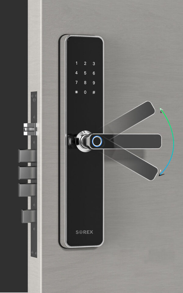 Khóa Cửa Vân Tay SOREX SH7700 - Hình ảnh 8