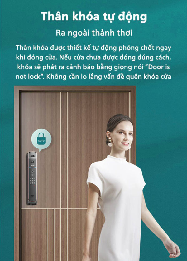 Khóa nhận diện khuôn mặt Philips DDL709-7HWS - Hình ảnh 5